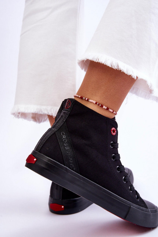 Cross Jeans LL2R4088C Zapatos casual color negro de modelo clásico