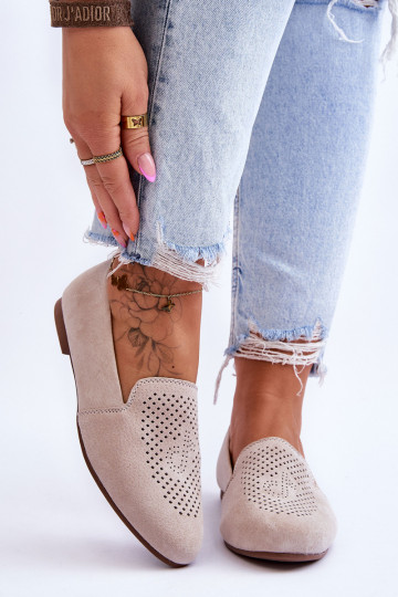 en ante Mocasines beige Giovana