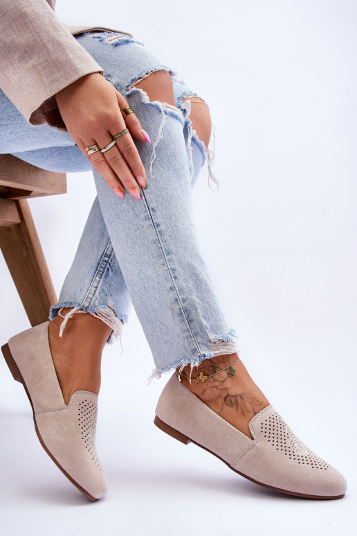 en ante Mocasines beige Giovana
