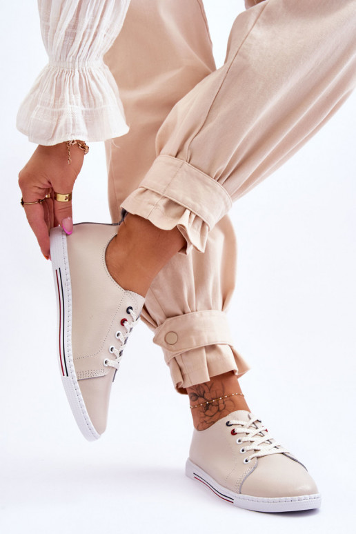 Zapatos de ocio mujer beige S.Barski LR268R Zapatos de ocio mujer beige S.Barski LR268R