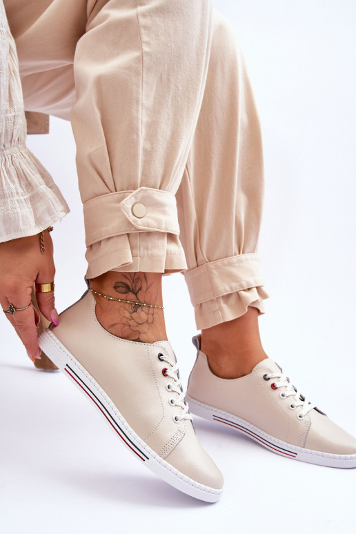 Zapatos de ocio mujer beige S.Barski LR268R Zapatos de ocio mujer beige S.Barski LR268R