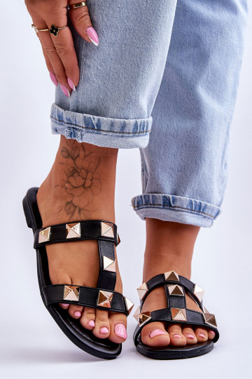 Pantuflas color negro Mercure
