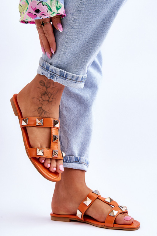 Zapatillas color naranja Mercure