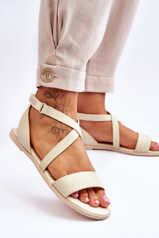 Sandalias de mujer Big Star LL274A161 beige