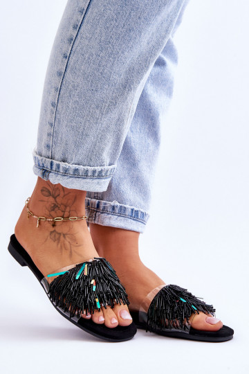 Pantuflas S.Barski KV-576-4 color negro 2