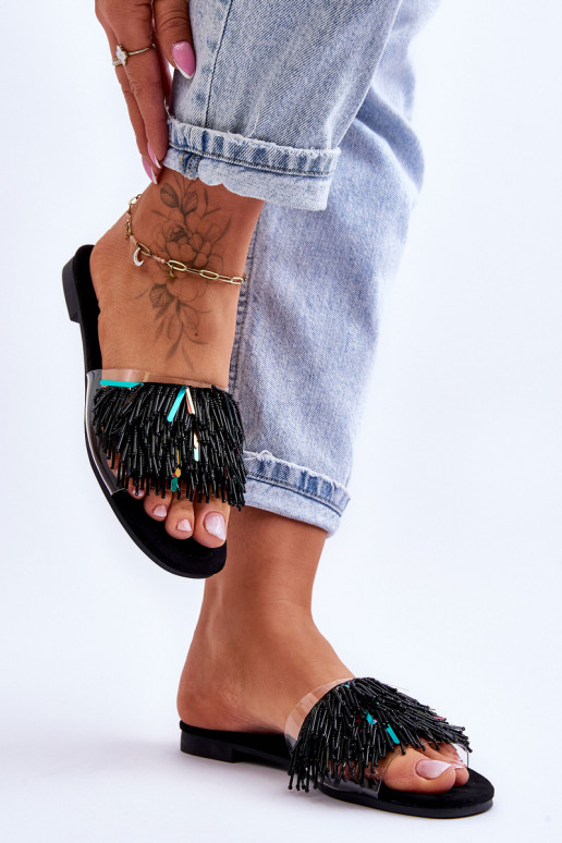 Pantuflas S.Barski KV-576-4 color negro
