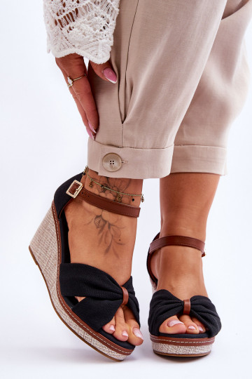 Sandalias de mujer color negro Daphne