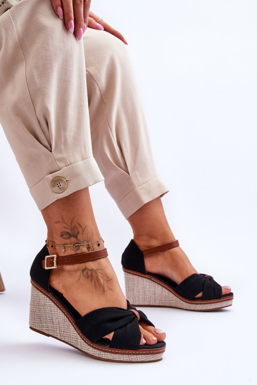 Sandalias de mujer color negro Daphne