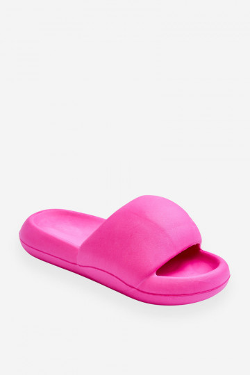 Babuchas ligeras con suela chapada en oro Milton rosa