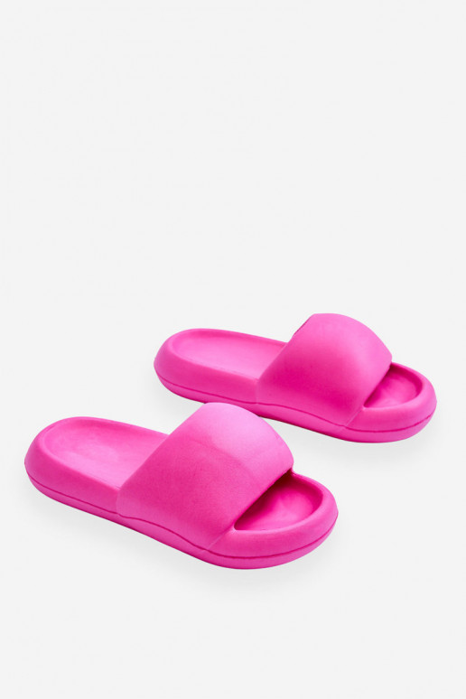 Babuchas ligeras con suela chapada en oro Milton rosa