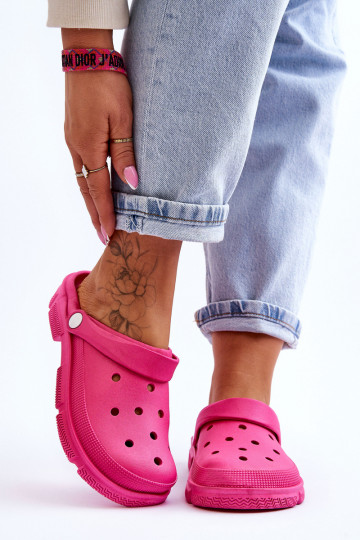 Pantuflas Rabios rosa claro