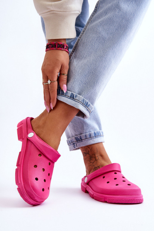 Pantuflas Rabios rosa claro