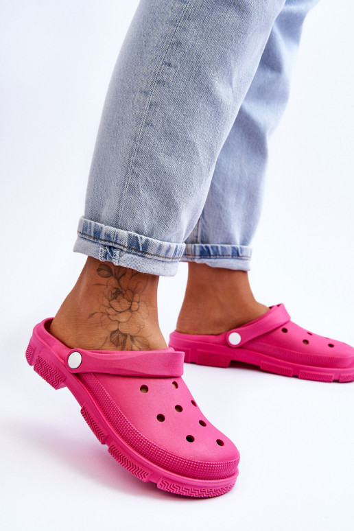 Pantuflas Rabios rosa claro