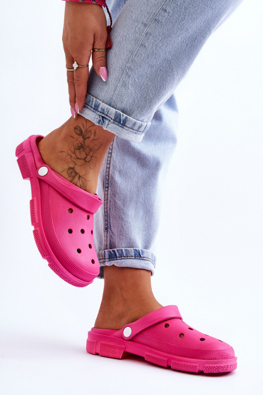 Pantuflas Rabios rosa claro