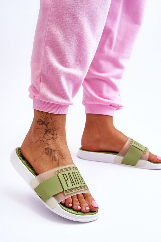 Zapatillas estilo deportivo color verde Sunrise