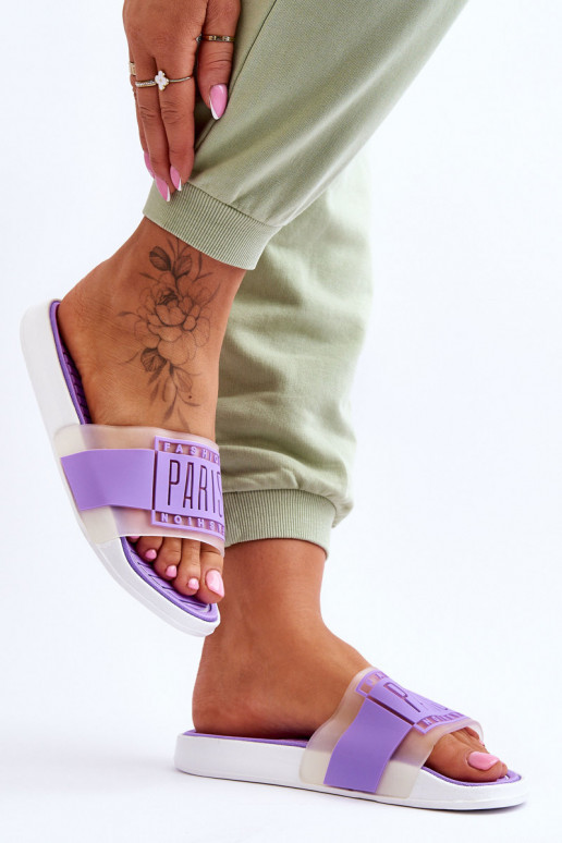 Zapatillas estilo deportivo color Morado Amanecer