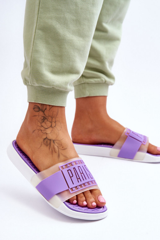 Zapatillas estilo deportivo color Morado Amanecer