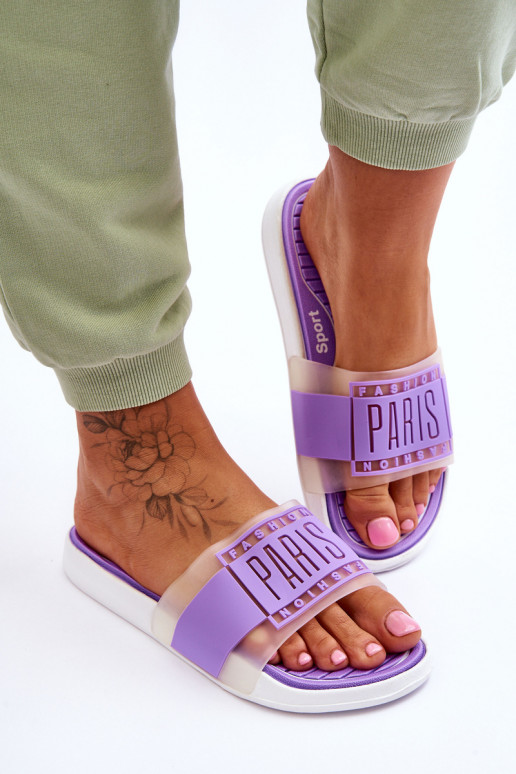 Zapatillas estilo deportivo color Morado Amanecer