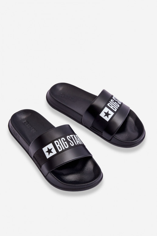 Pantuflas modelo clásico Big Star LL174457 color negro