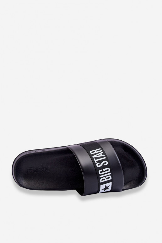 Pantuflas modelo clásico Big Star LL174457 color negro