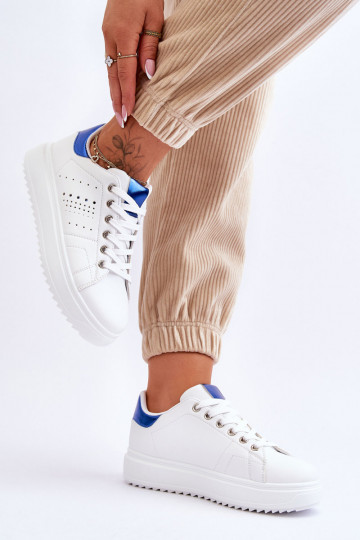 Zapatillas estilo sport Color blanco-azul ¡Be First! 2