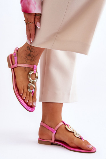 Sandalias planas rosa Keep Going 2
