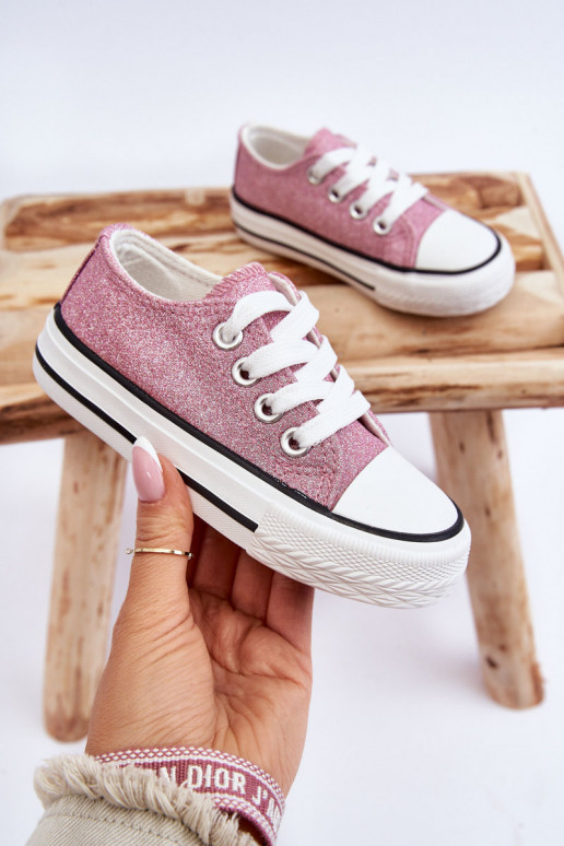 Zapatos de ocio infantil con tiras en rosa Wella