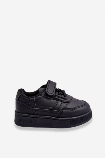 Zapatillas deportivas infantiles del modelo clásico en color negro Marlin. 2