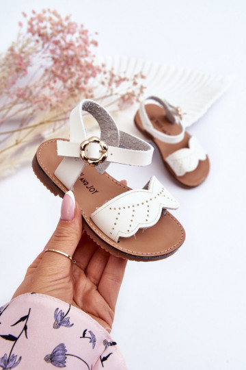 Sandalias infantiles en color blanco Izzy