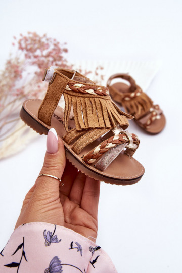 Sandalias infantiles en color marrón Missy