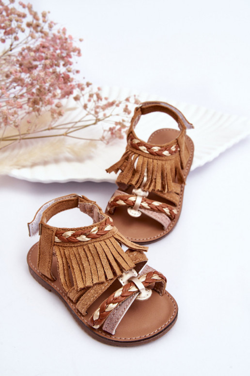 Sandalias infantiles en color marrón Missy