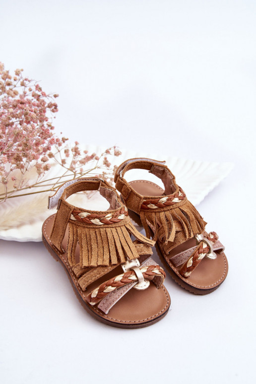 Sandalias infantiles en color marrón Missy