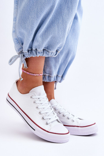 Zapatillas deportivas de mujer de estilo clásico en color blanco Vegas