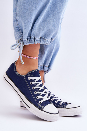 Zapatillas deportivas de mujer de estilo clásico en color azul oscuro Vegas