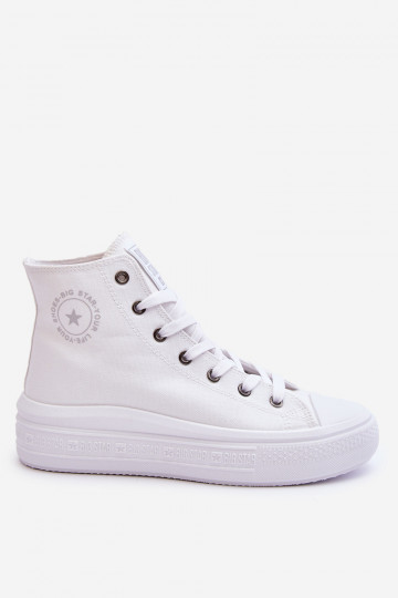 Zapatos casual con suela Big Star LL274A183 color blanco. 2