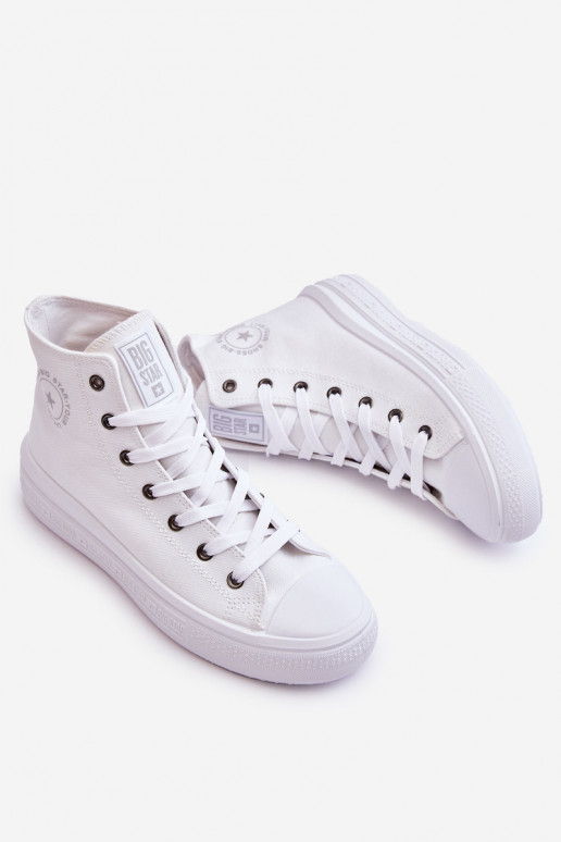 Zapatos casual con suela Big Star LL274A183 color blanco.