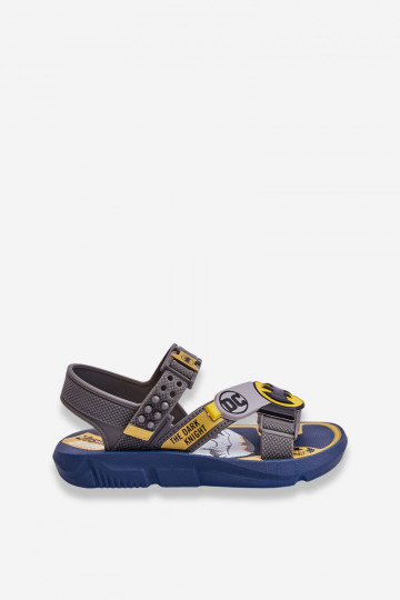 Sandalias infantiles Batman Grendene Kids JJ385049 color gris 2