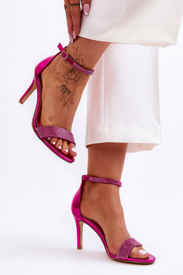 Zapatos con tacón fino en color rosa Perfecto 2