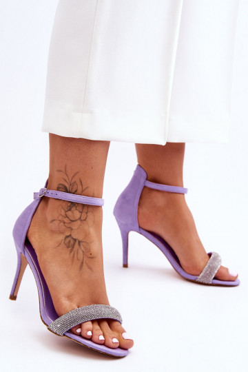 Zapatos tacón ante Morado Moments