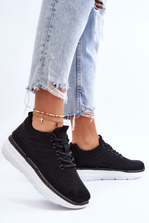 Deportivas con cordones en color negro Lavarone