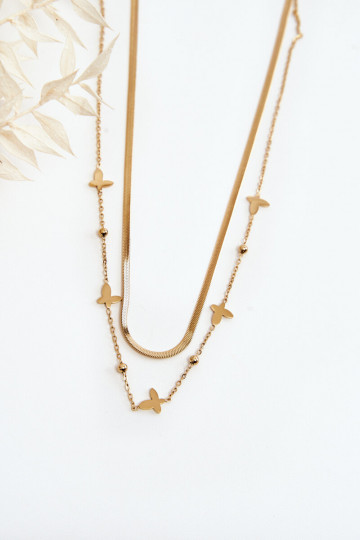 Collar en color dorado