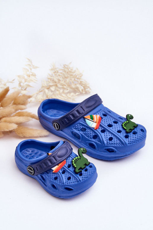 Pantuflas ligeras para niños Pantuflas en color azul Dulces Pantuflas ligeras para niños Pantuflas en color azul Dulces