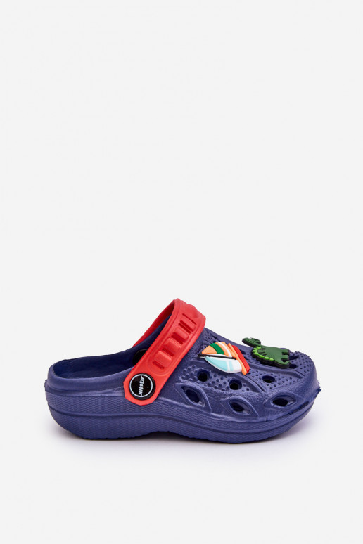 Pantuflas infantiles ligeras Pantuflas en color azul oscuro Sweets Pantuflas infantiles ligeras Pantuflas en color azul oscuro Sweets