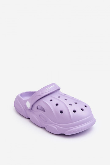 Zapatillas Crocs Infantiles Morado Nublado
