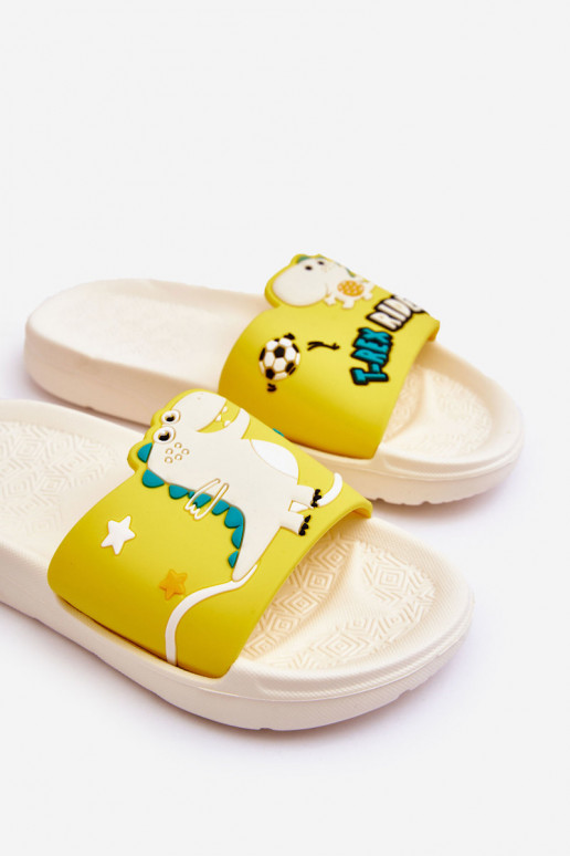 Zapatillas infantiles T-Rex beige Bernis