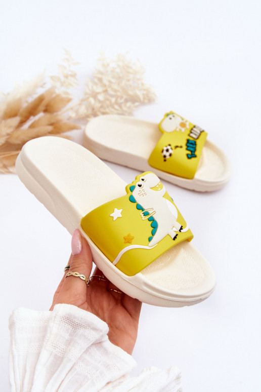 Zapatillas infantiles T-Rex beige Bernis Zapatillas infantiles T-Rex beige Bernis