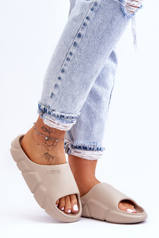 Pantuflas Light Light Big Star LL274593 beige