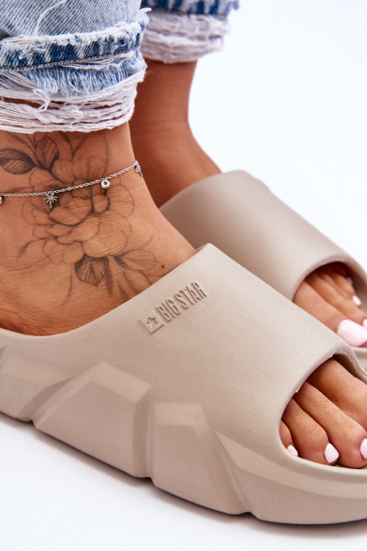 Pantuflas Light Light Big Star LL274593 beige