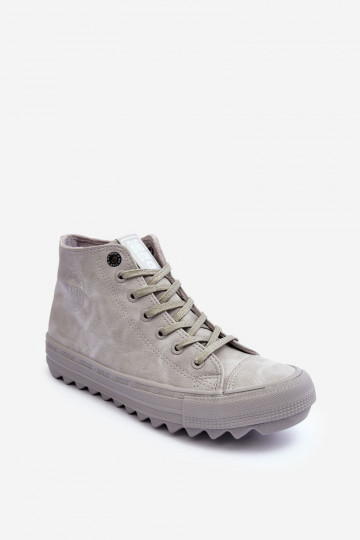 Zapatos de ocio Big Star Alto calentamiento color gris GG274070