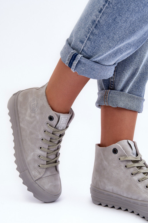 Zapatos de ocio Big Star Alto calentamiento color gris GG274070 Zapatos de ocio Big Star Alto calentamiento color gris GG274070